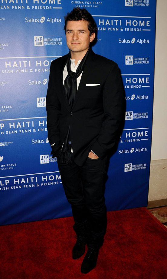 Orlando Bloom Looked Dapper At A Charity Bash In LA, 2012