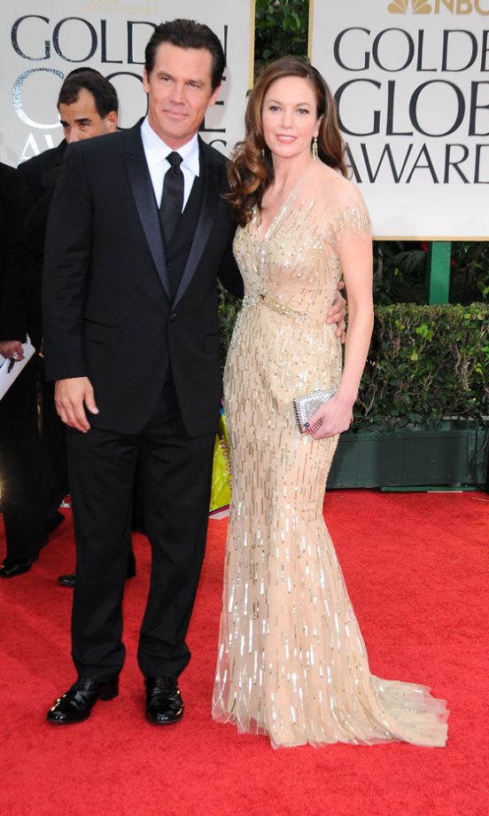 Josh Brolin And Diane Lane At The Golden Globes 2012