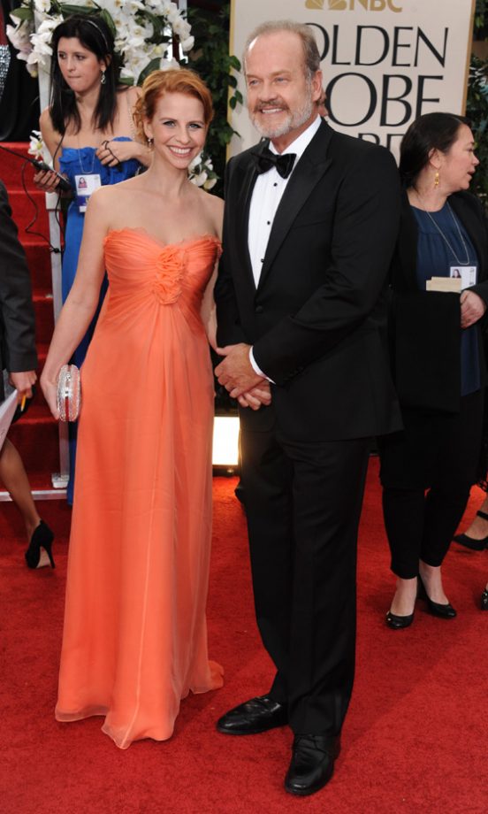 Kelsey Grammer And Kayte Walsh At The Golden Globes 2012