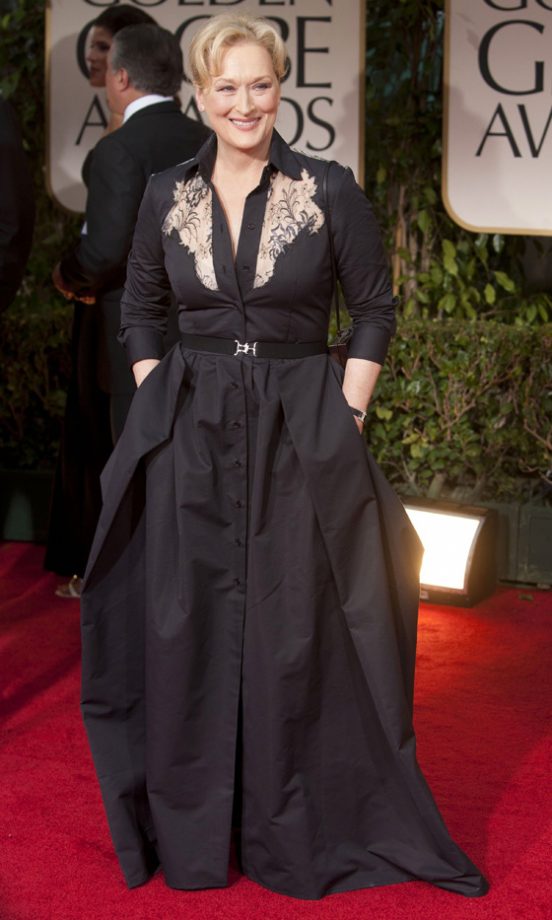 Meryl Streep At The Golden Globes 2012