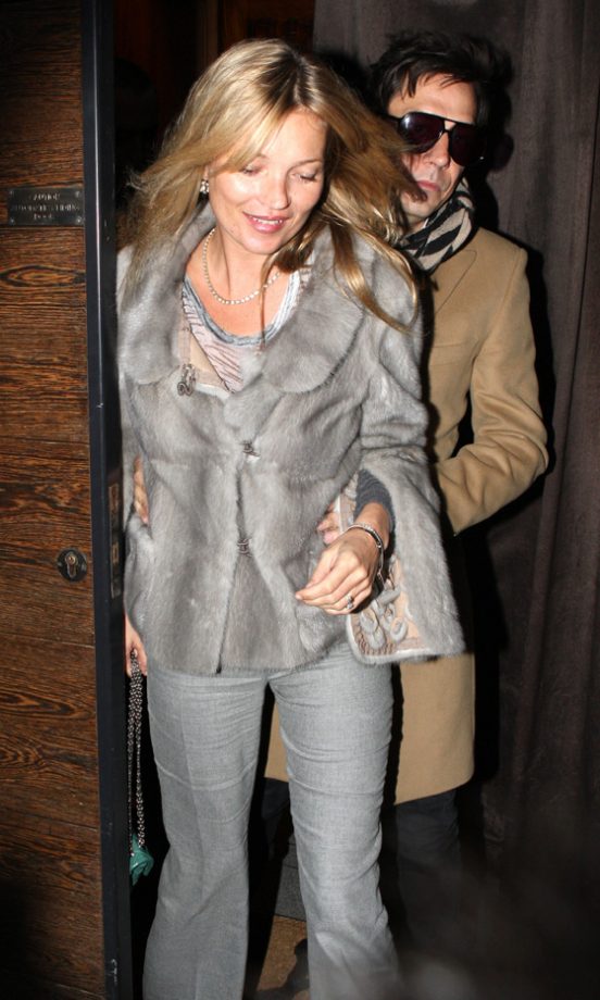 Kate Moss Hit London With Jamie Hince On Her 38th Birthday, 2012