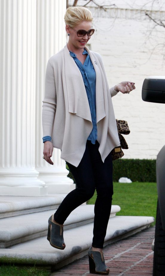 Katherine Heigl Layered Up In Beverly Hills, 2012