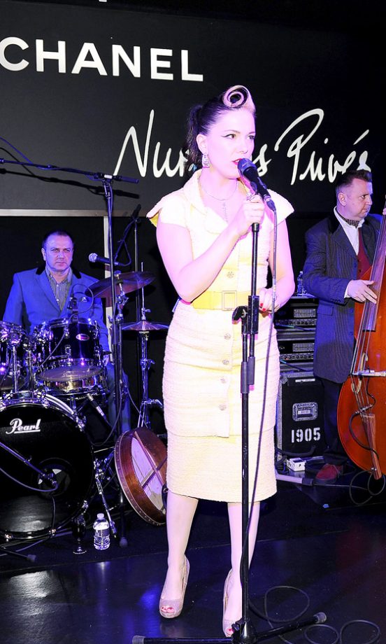 Imelda May Hit The Stage At The Chanel Numeros Prives Opening Party, 2012