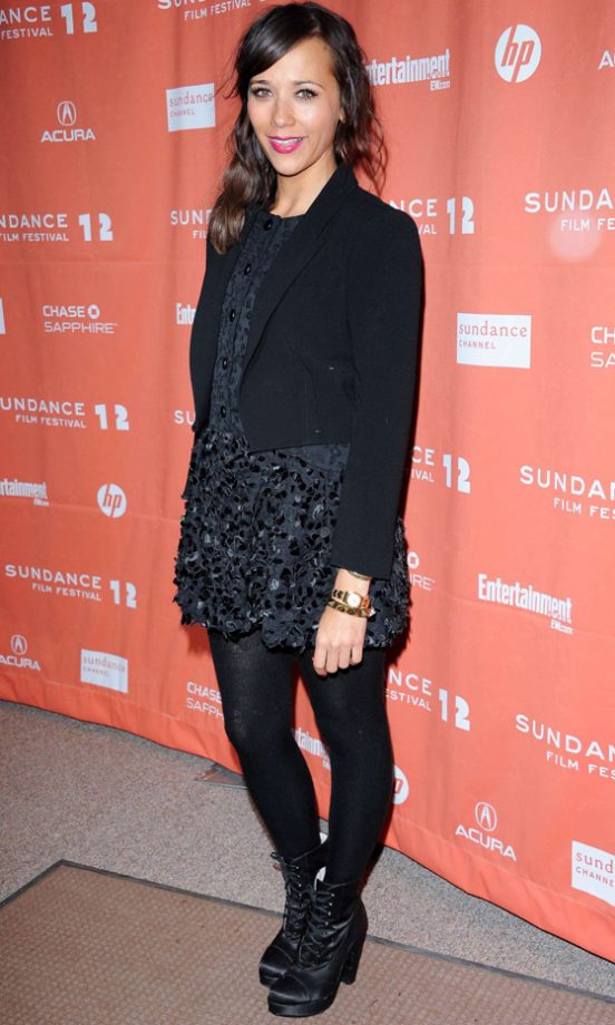 Rashida Jones Looked Casually Glam At The Sundance Film Festival 2012