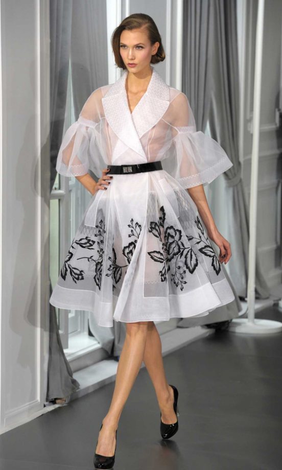 Catwalk Model At The Dior Haute Couture Fashion Show SS12