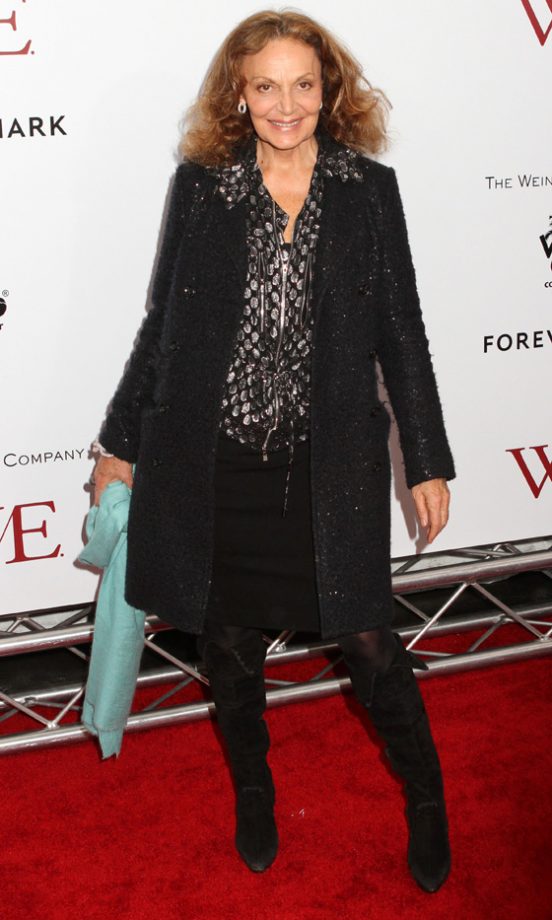 Diane Von Furstenberg At The New York Premiere Of W.E, 2012
