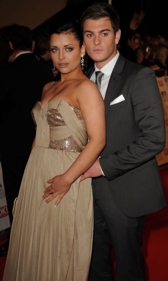 Shona McGarty and Matt Lapinskas At The National Television Awards 2012