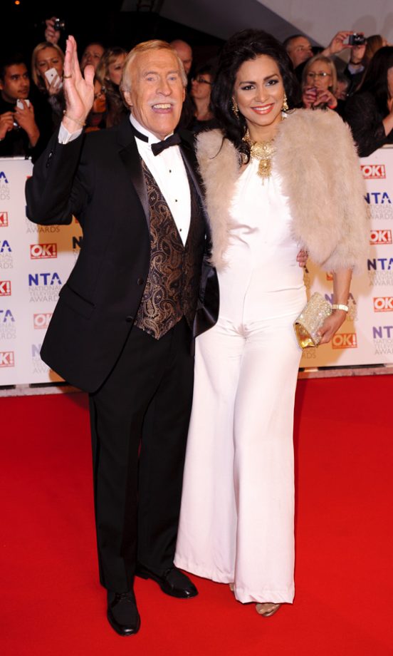 Bruce Forsyth And Wilnelia Merced At The National Television Awards 2012
