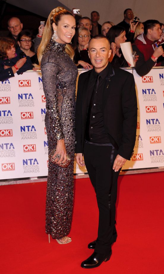 Elle Macpherson And Julien MacDonald At The National Television Awards 2012