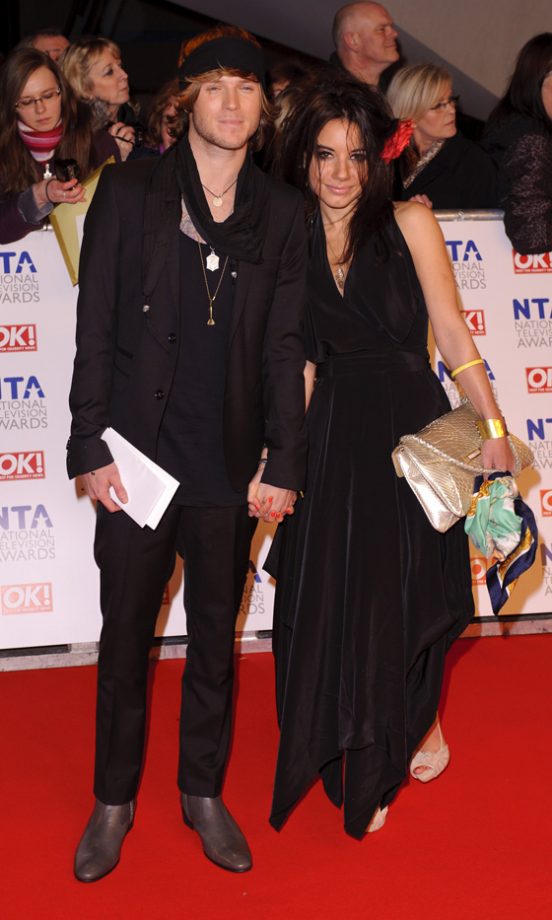 Dougie Poynter And Girlfriend Lara Carew-Jones At The National Television Awards 2012