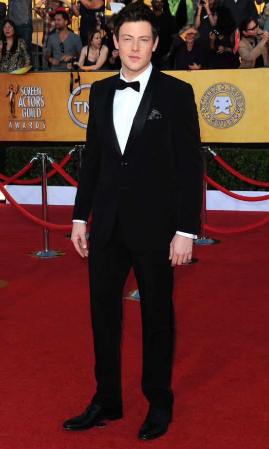 Cory Monteith At The Screen Actors Guild Awards 2012