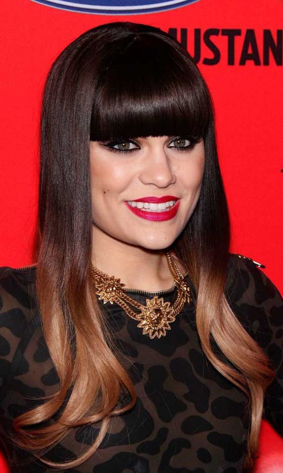 Jessie J Shows Off Her Amazing Dip-Dye Hair At The Elle Third Annual Women In Music Event, 2012