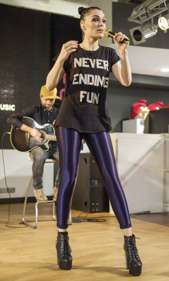 Jessie J Keeps It Casual At The Music Is Great Week Launch, 2012