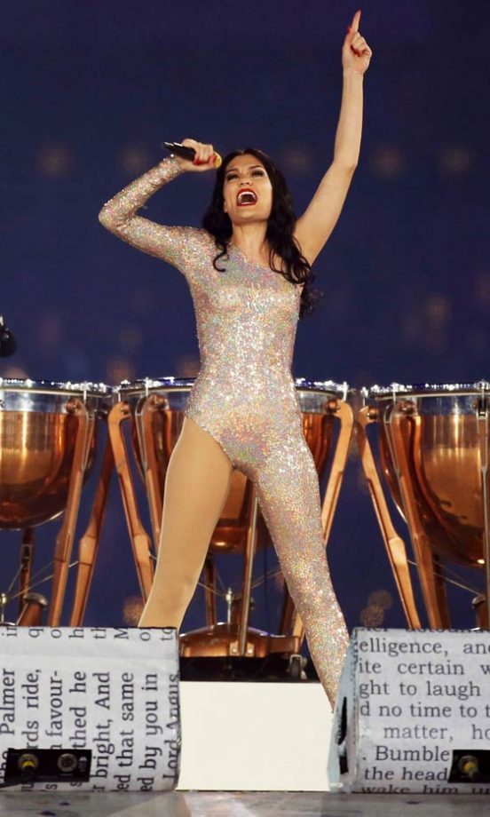 Jessie J Wears Sequins For The Closing Ceremony For The London Olympic Games, 2012