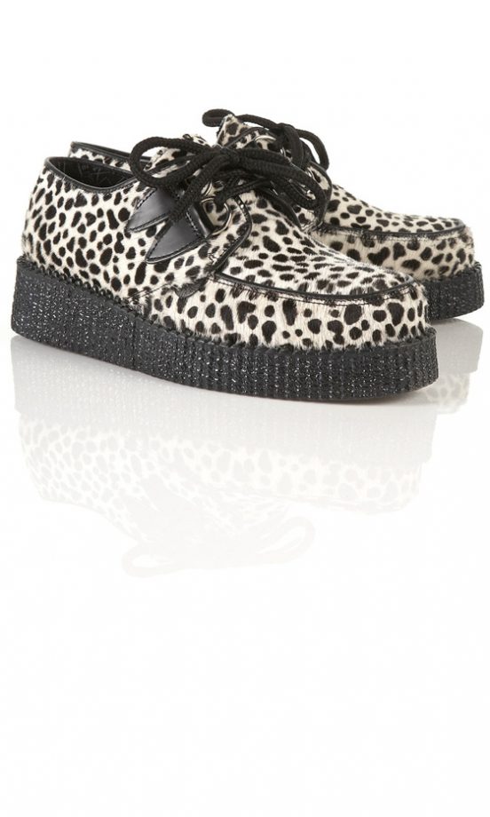 Topshop Dalmatian Print Brothel Creepers By Underground, £105