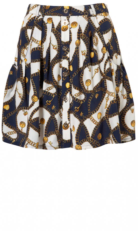 Topshop Chain Print Skirt, £28