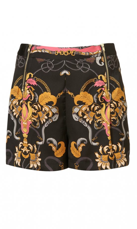 Topshop Scarf Print Shorts, £35