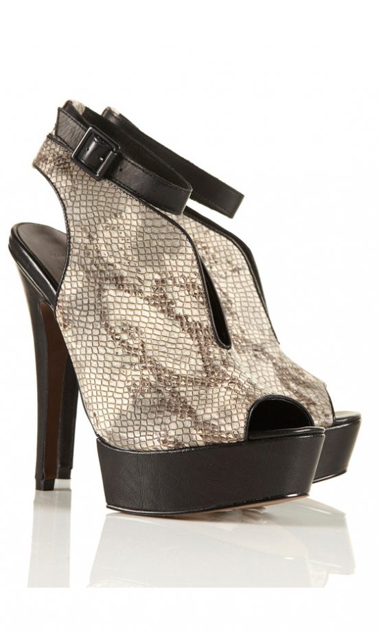 Topshop Snakeskin Sandals, £65