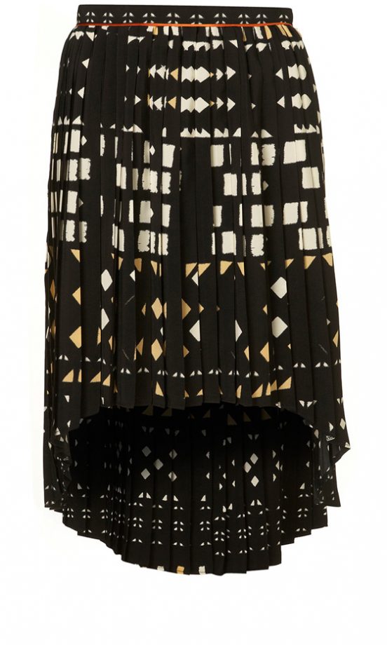 Topshop Aztec Dip Hem Skirt, £38