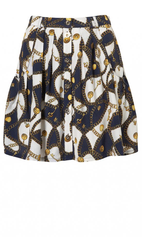 Topshop Chain Print Skirt, £28