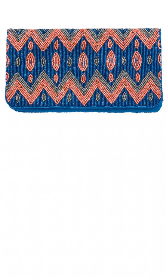 Topshop Premium Beaded Clutch Bag, £35