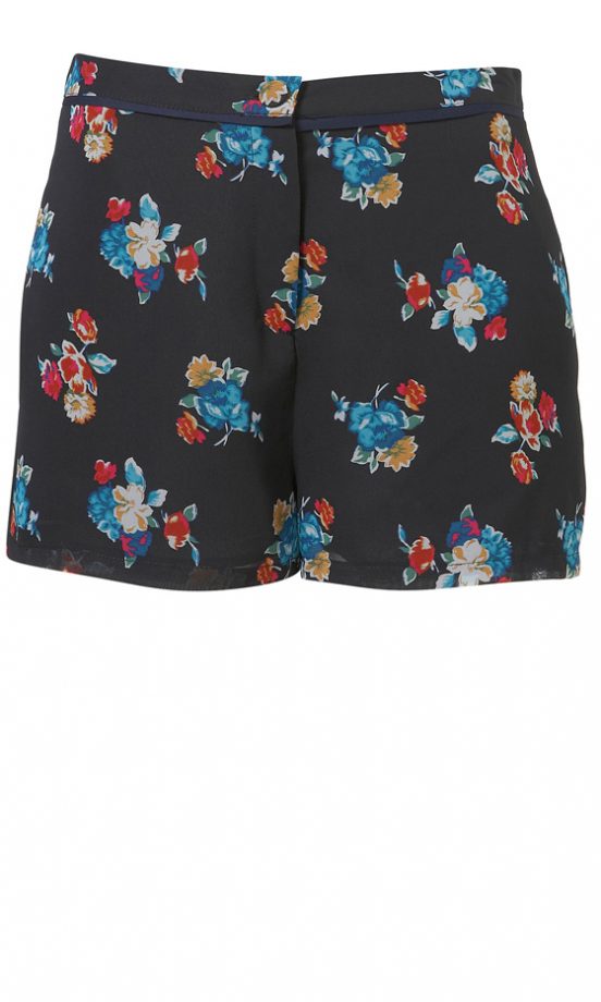 Topshop Floral Print Shorts, WAS £30, NOW £15
