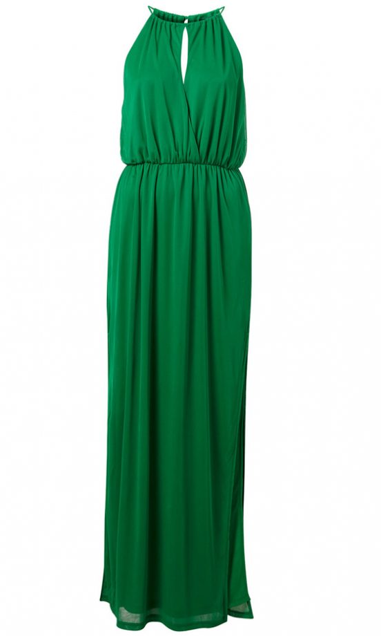 Topshop Split Neck Maxi Dress, £50