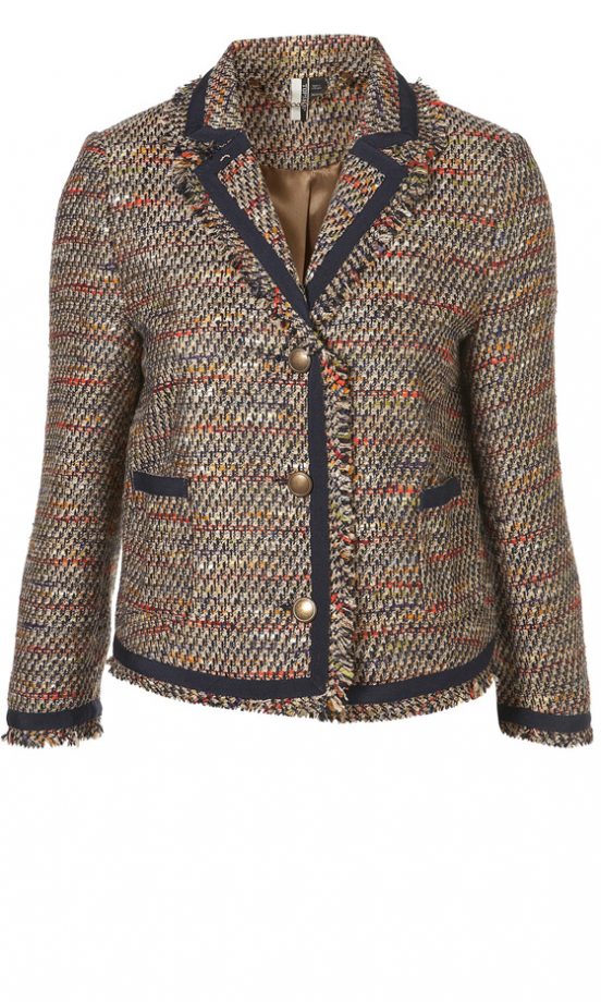 Topshop Premium Shrunken Boucle Jacket, £85
