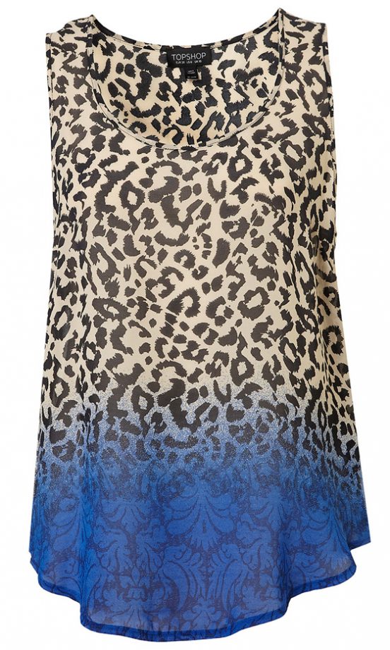 Topshop Animal Border Vest, £30
