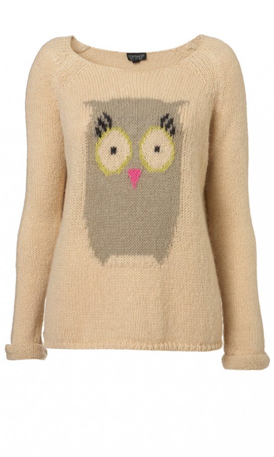 Topshop Knitted Owl Motif Jumper, £38