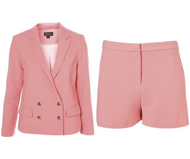 LOOK Loves: Topshop's Pastel Pink Short Suit