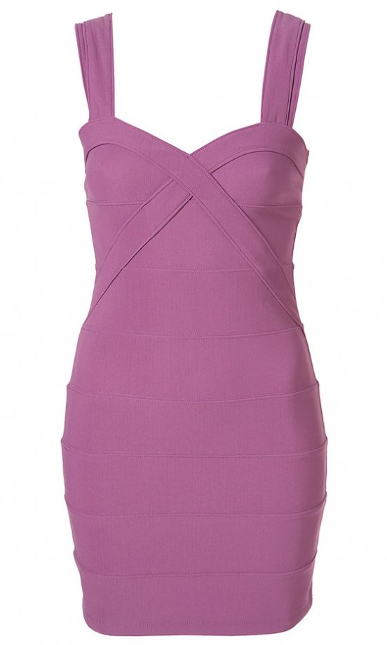 Topshop Violet Panel Bodycon Dress, WAS £40, NOW £15