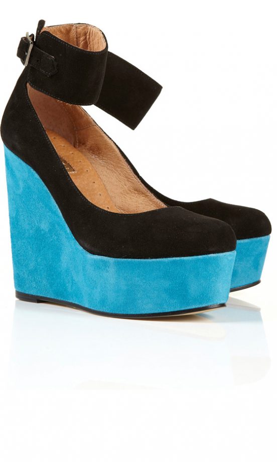 Topshop Satellite Colour Block Wedges, £70