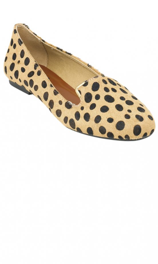 Deena & Ozzy At Urban Outfitters Leopard Metal-Edged Shoes, £38