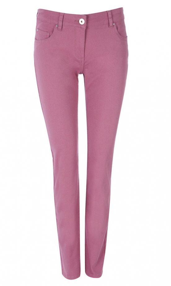 Wallis Grape Straight Jean, £29.50