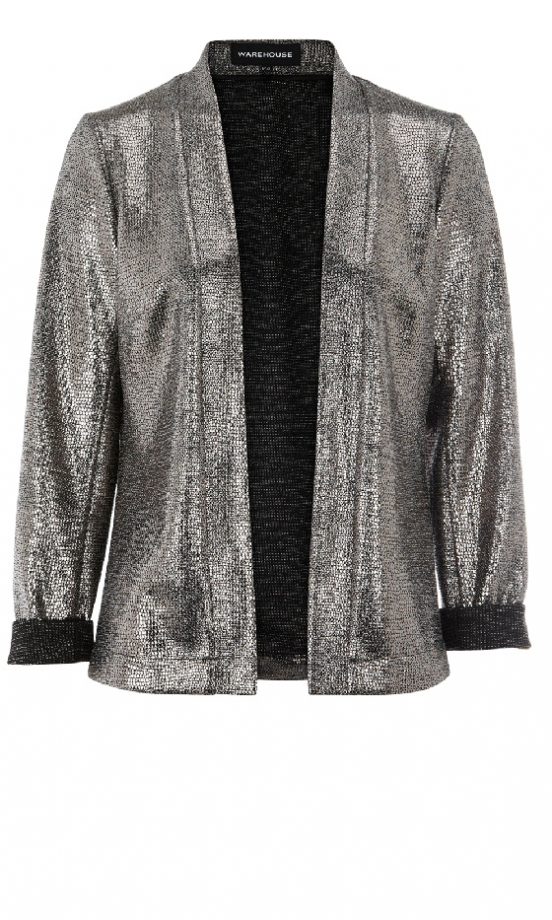 Warehouse Metallic Jacket, WAS £55, NOW £30