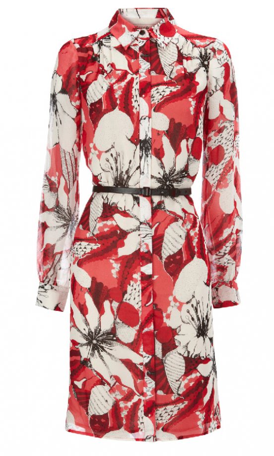 Warehouse Luxe Printed Shirt Dress, WAS £65, NOW £35