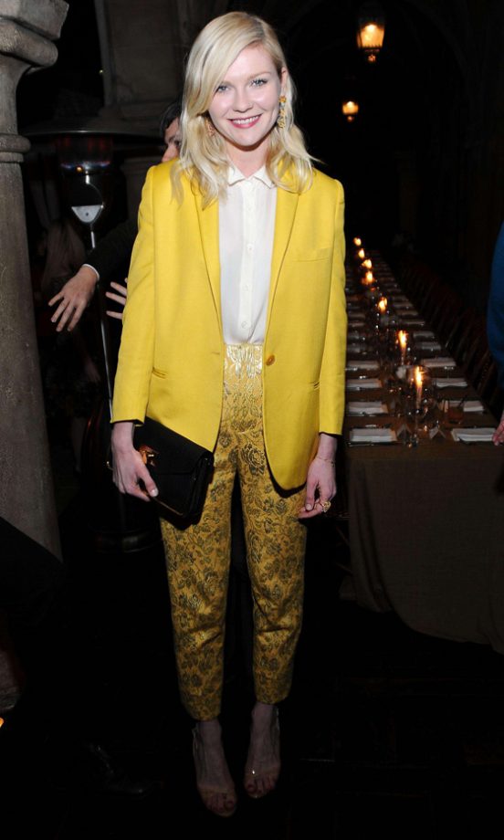 Kirsten Dunst Impressed Wearing Rodarte For A Dinner In LA, 2012