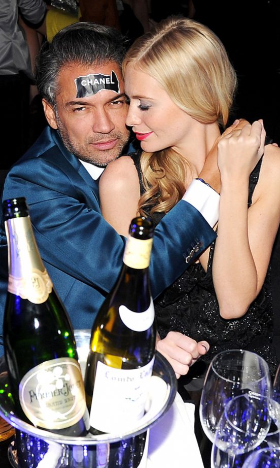 Poppy Delevigne And Stylist Carlos Mota At The Chanel Numeros Prives Opening Party, Las Vegas, 2012