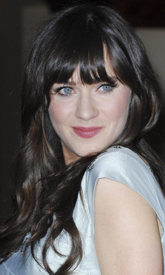 Zooey Deschanel Has Us Stealing Her Hairstyle And Cutting In A Fringe, 2010