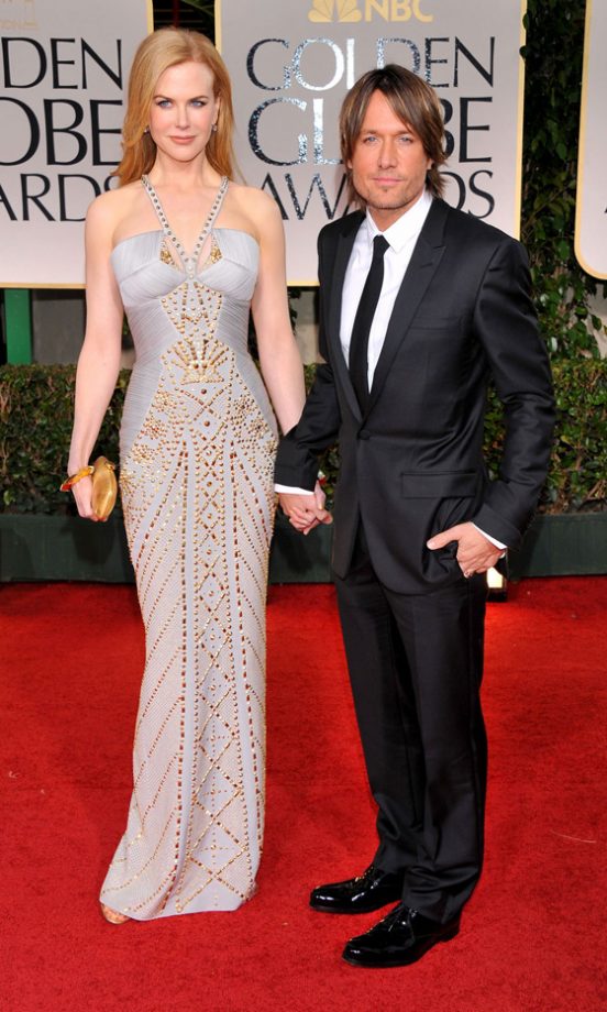Nicole Kidman And Keith Urban At The Golden Globes 2012