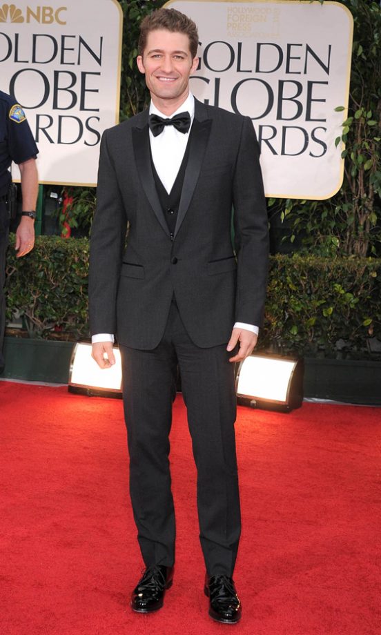 Matthew Morrison At The Golden Globes 2012