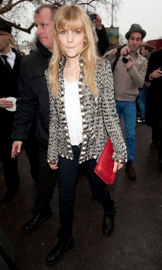 Clémence Poésy At The Chanel Couture Fashion Show SS12