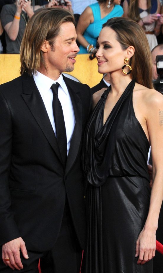 Angelina Jolie And Brad Pitt Hit The Screen Actors Guild Awards 2012