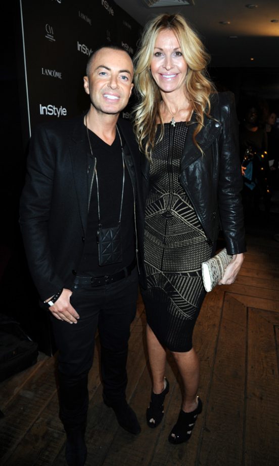 Julien Macdonald And Melissa Obadash At InStyle's Best Of British Talent Event, 2012