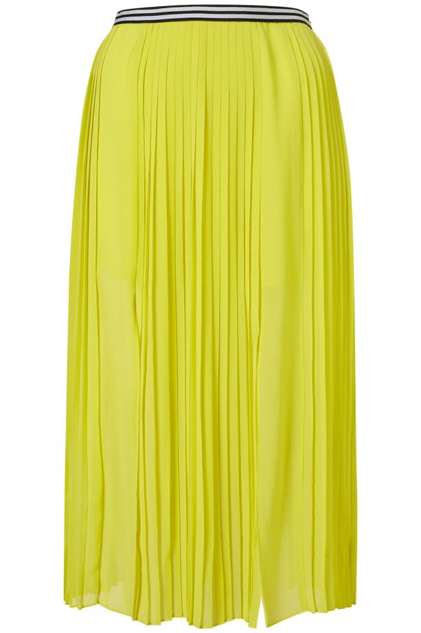 Topshop Pleat Calf Skirt, £48