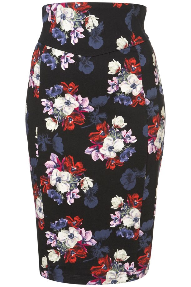 Topshop Highwaisted Floral Skirt, £36