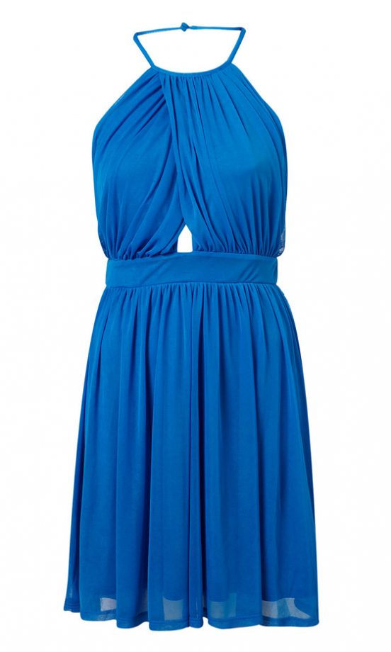 Topshop Wrap Neck Chiffon Halter Dress, £38.00