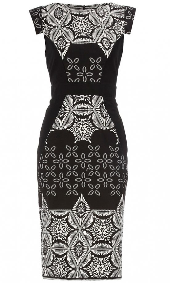 Dorothy Perkins Tile Print Dress, £39.50