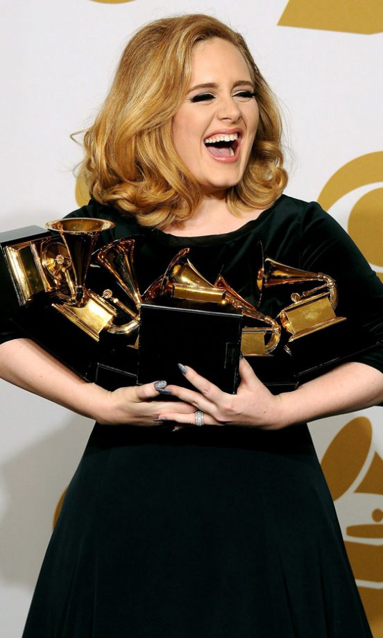 Adele At The Grammys 2012